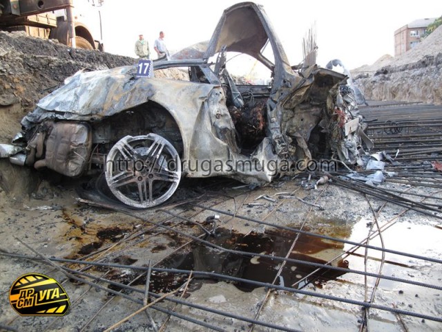 Авария в Киеве.