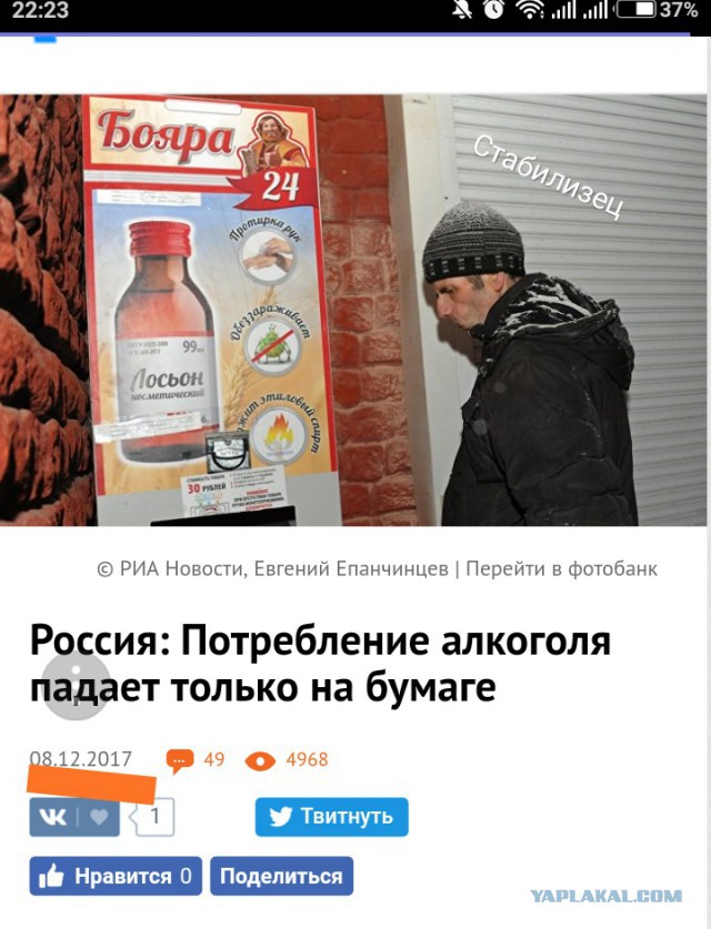 Трезвый расчёт: за пять лет число страдающих алкоголизмом в России снизилось на 22%