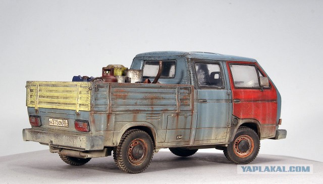 Сборка модели Citroen 2CV Fourgonnette