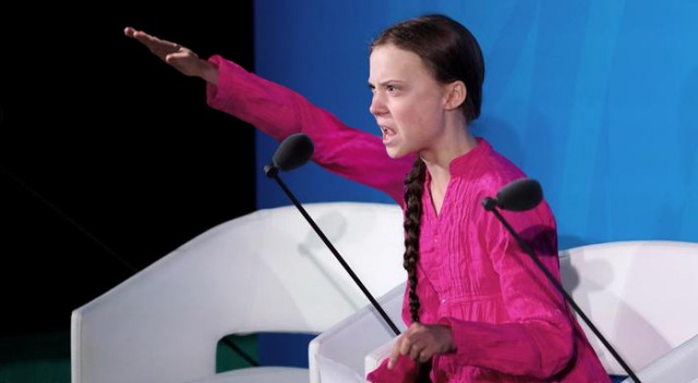 Вопрос: Как вот эта вот бесноватая девочка проникла на саммит ООН?