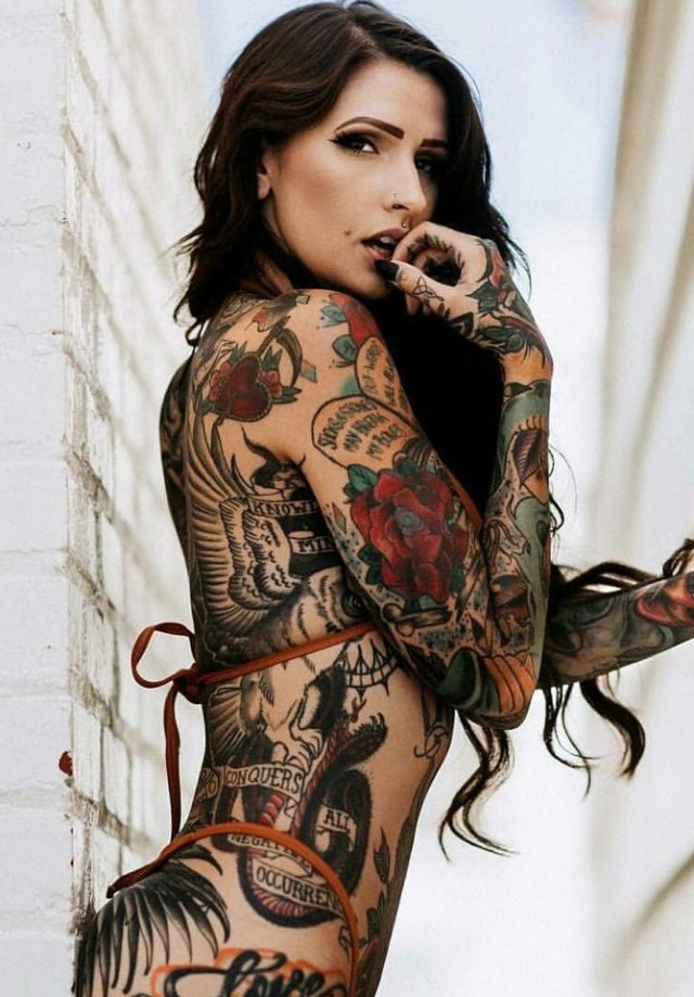 Татуировки у женщин.