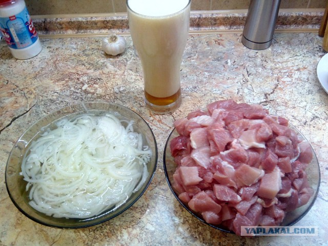 Драники с мясом.