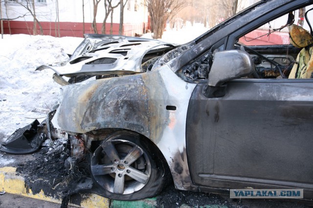 Что делать, если загорелся автомобиль