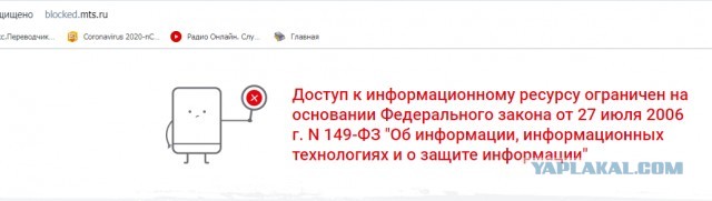 РКН заблокирован сайт противников поправок в Конституцию