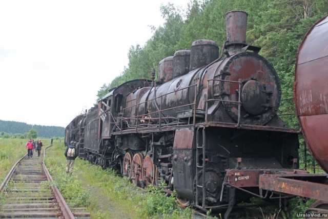Поезд–призрак и кладбище паровозов