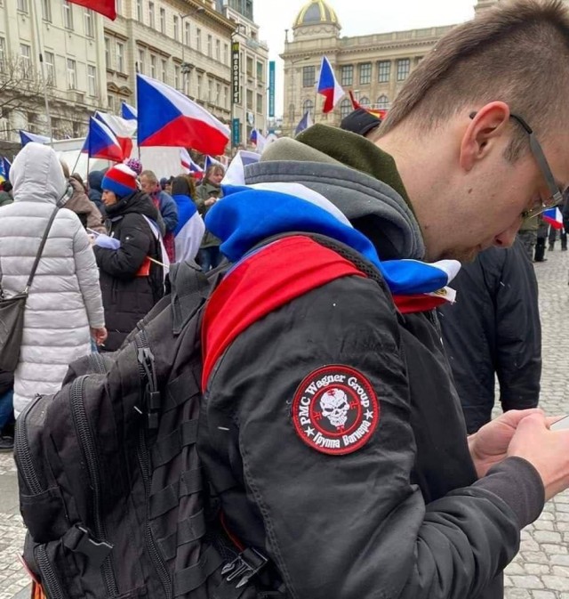 Прага. Чехия. Митинг.