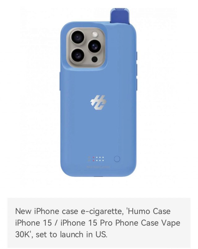 Зумеры в экстазе: в Сети обнаружили вейп-чехол для Айфона