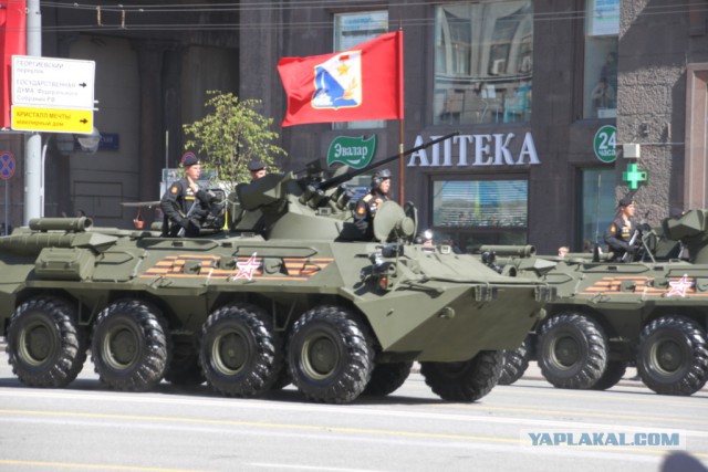 Репетиция Парада Победы с крыши 22 этажа