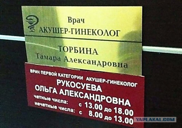 Когда фамилия и профессия созданы друг для друга