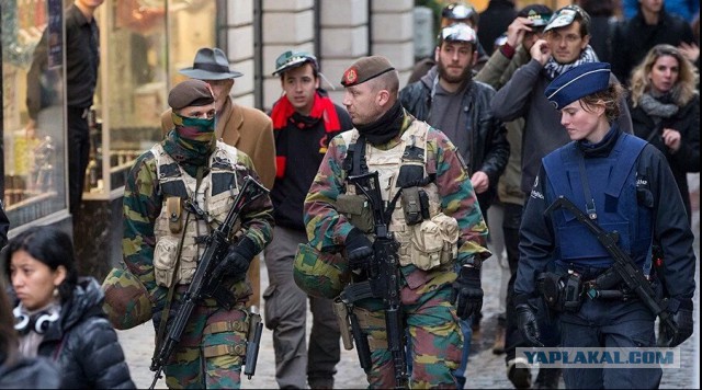 Брюссель стал похож на военную базу