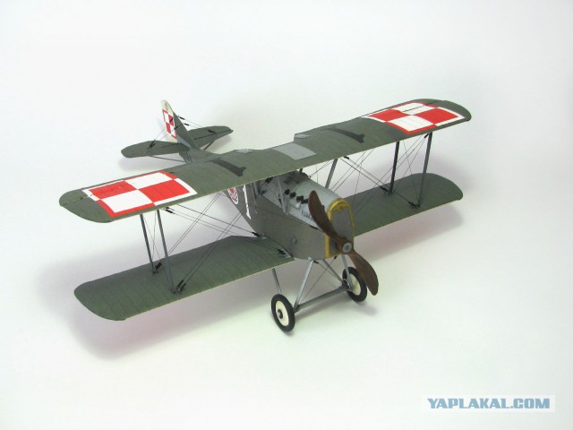 Ansaldo A.1 Balilla. Модель самолета из бумаги