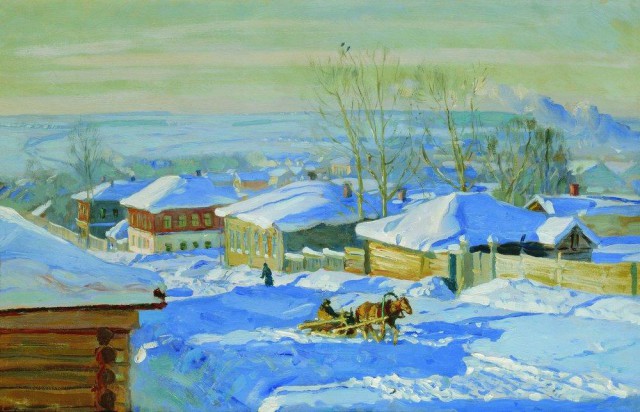 Зима в картинах русских художников