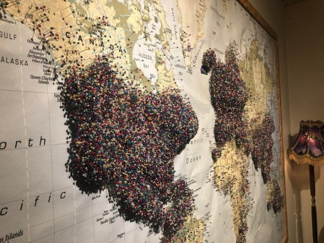 Эта карта «откуда ты» в Музее Исландии