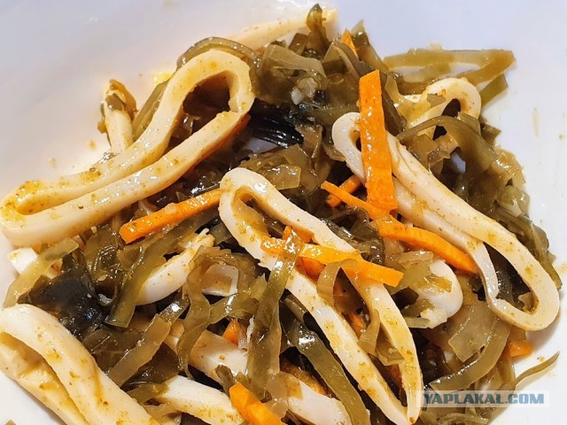 #ДРЯПнем! Или Кулинары поздравляют ЯП с ДР! Солянка из морской капусты с кальмаром