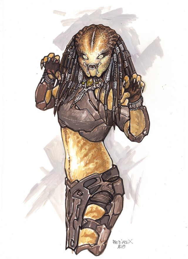 “Predator girl“ - пикчи из тырнетов!