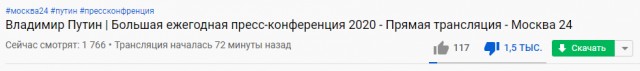 Конференция Путина 2020