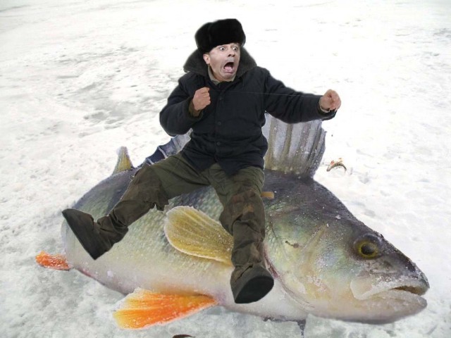 Фотожаба: Чего ж ты испугался, Юра?