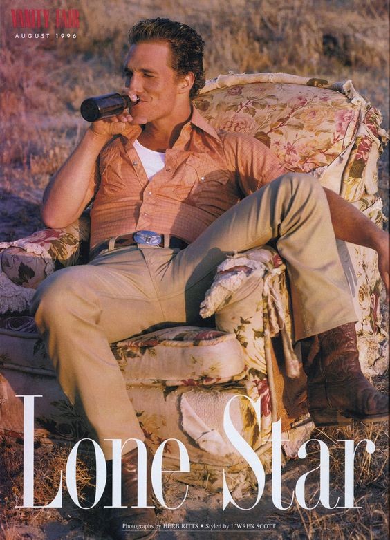 Мужские образы в рекламе и глянце разных лет