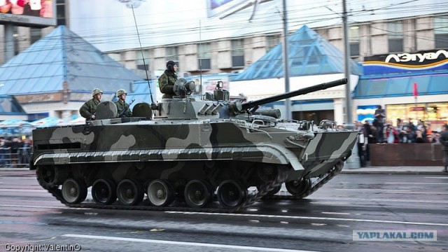 Первый тренировочный парад на Красной Площади