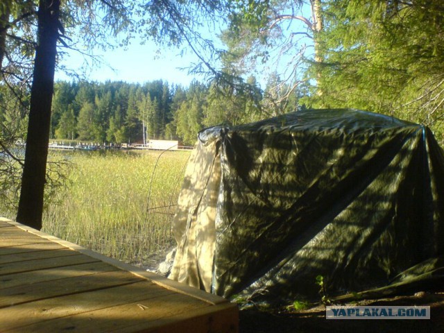 Банный комплекс на берегу озера