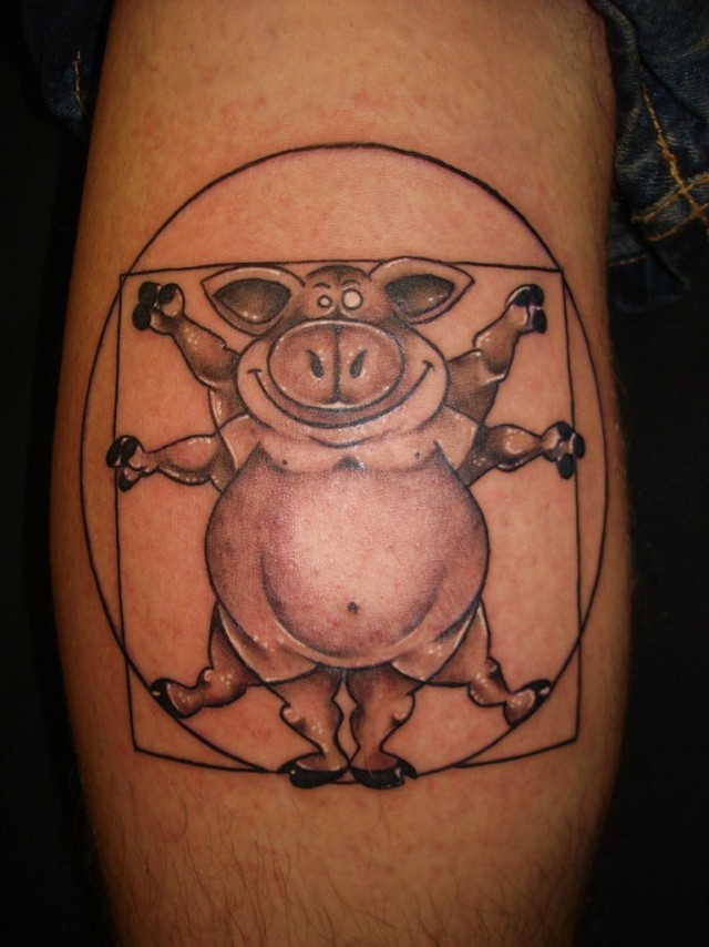 Эскиз кочегара тату