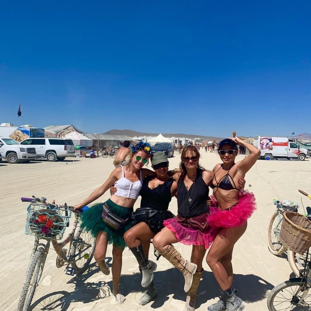 Экстравагантные посетители фестиваля "Burning Man 2019"