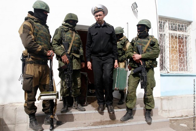 Штаб ВМС Украины в Севастополе захвачен