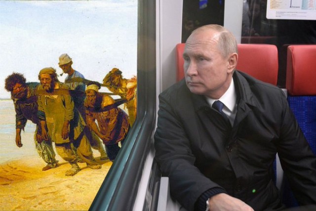 В Питерском метро снова расклеили поздравления с Новым годом от Путина и Беглова