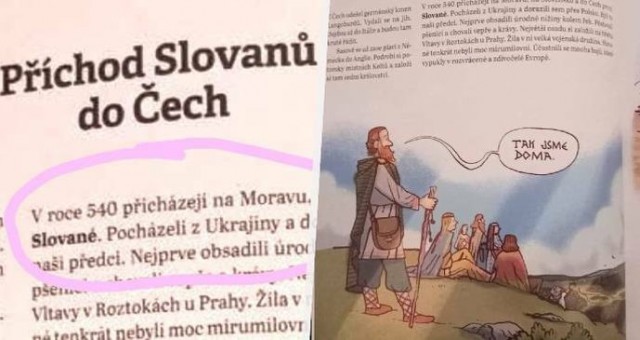 Чехи возмутились, что в учебниках их предки - украинцы