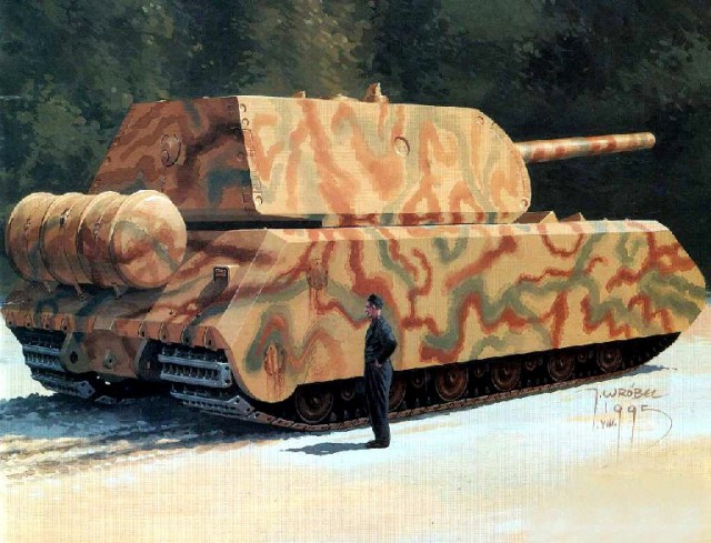 На страже Родины или новая модификация тяжелого танка в камуфляже