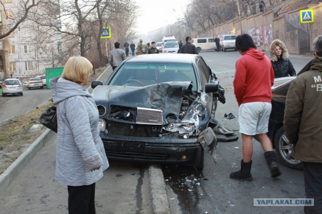 Широкомасштабное ДТП, Владивосток