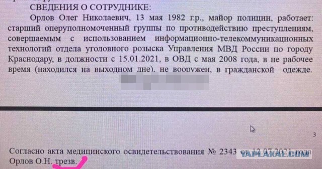 Пьяный майор Орлов