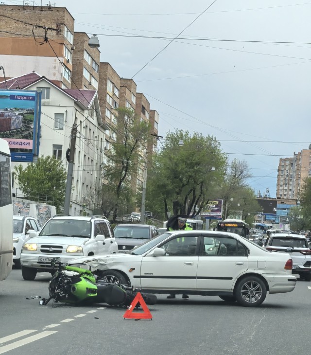ДТП с мотоциклистом 20.05.2025.