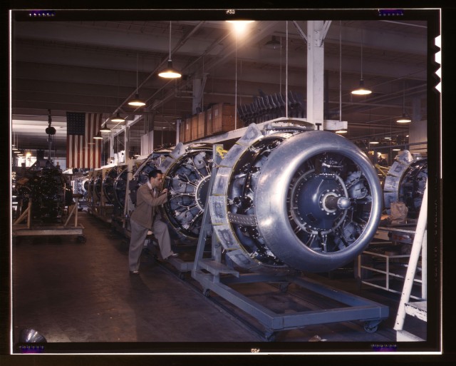 Фотографии США: 20 век, начало 40-х. Авиационная промышленность