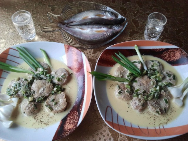 Отрезаные яйца (готовим)