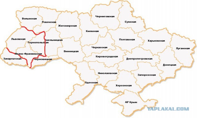Завтрашний раздел Украины. Где ляжет граница?