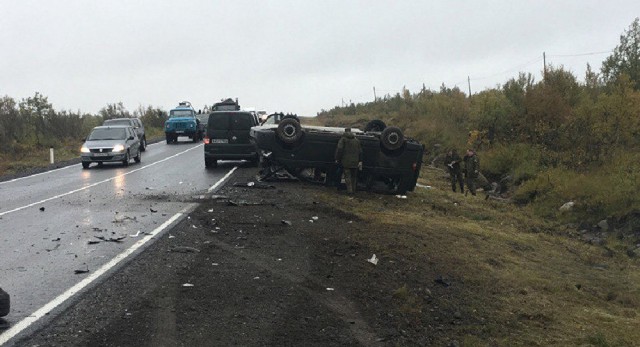 Смертельное ДТП с колонной военных машин под Мурманском