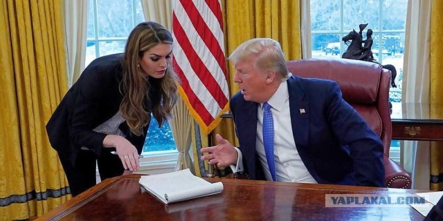 Знакомтесь. Хоуп Хикс. Она заразила Трампа коронавирусом.