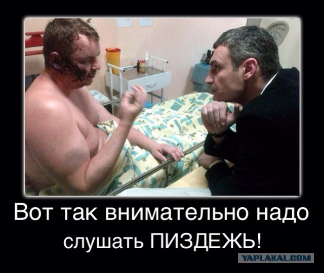 "Георгиевские " ленточки против флагов УПА