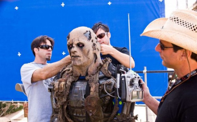 Кадры со съемочной площадки "Терминатора"