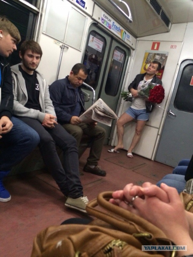 Подборка посетителей метро Санкт-Петербурга