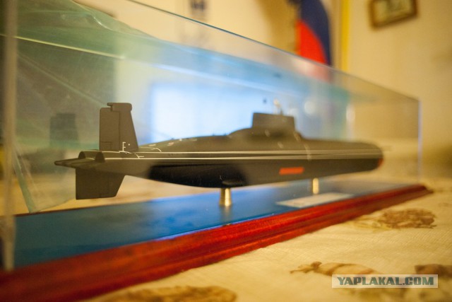 Сделал модель подводной лодки ТАЙФУН