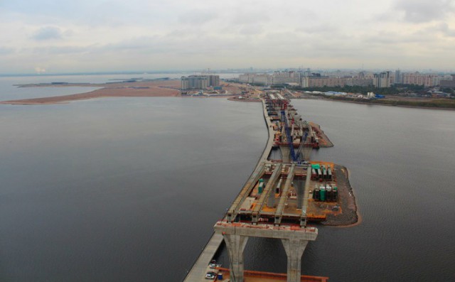 Строительство ЗСД в Петербурге.