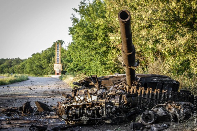 Бронетанковый апокалипсис. Подбитые танки вооружённых сил Новороссии