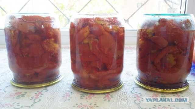 Вяленые помидоры. Консервируем, самое время.