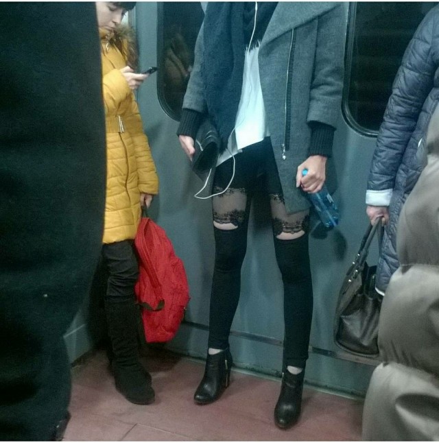 Отчаянно модные люди из метрополитена