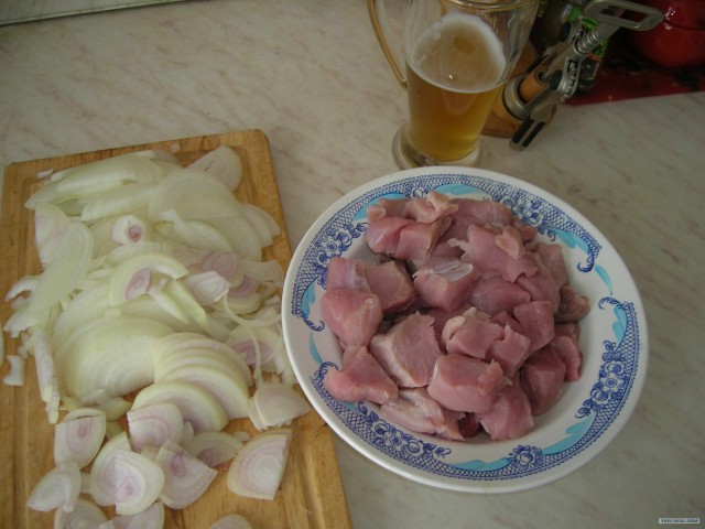 Капуста с мясом