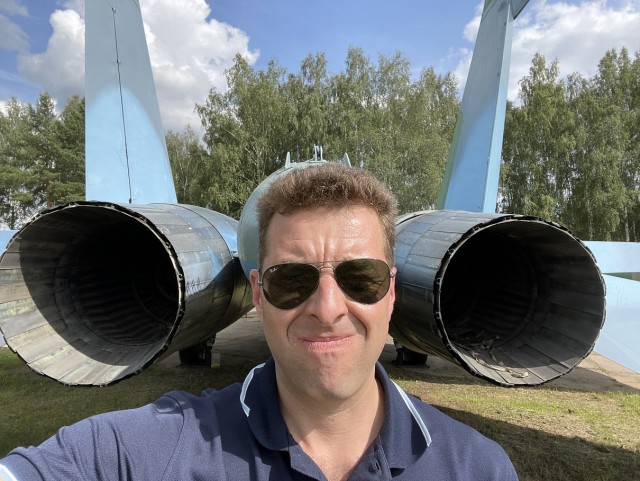 Одновременный взлет 5 МИГ-29