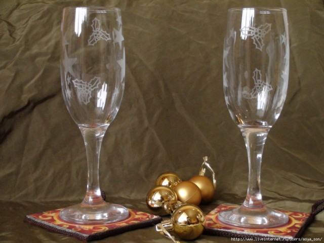 Матирование стекла своими руками