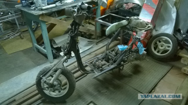 Восстановление скутера Honda Giorno